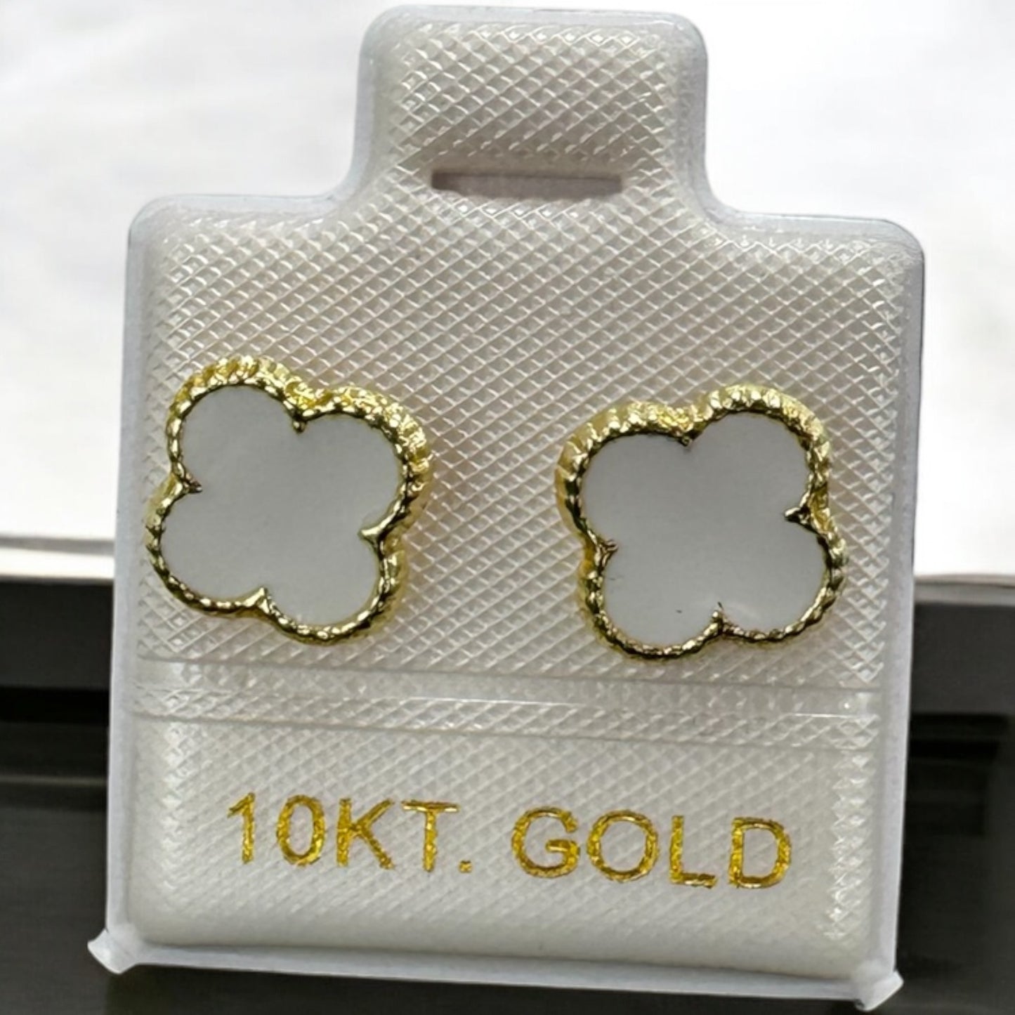 10K Mexican Gold Clover Buckle