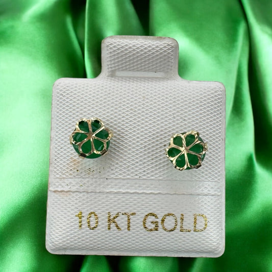 BROQUEL FLOR EN ORO MEX. 10 K
