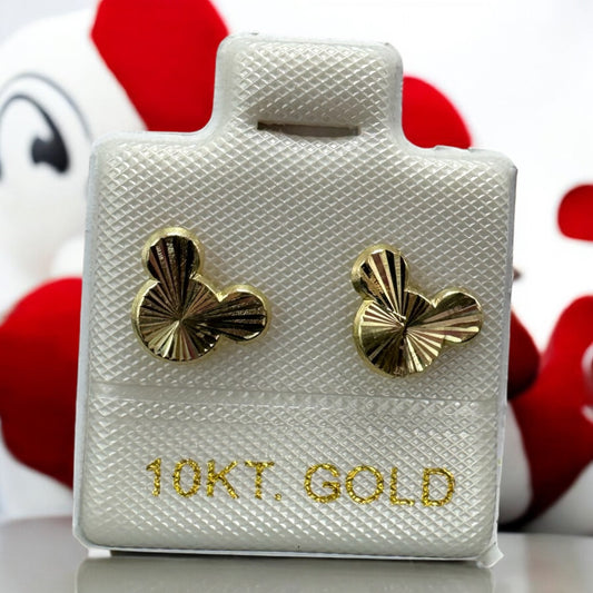 BROQUEL 10 K ORO MEXICANO- OREJITAS