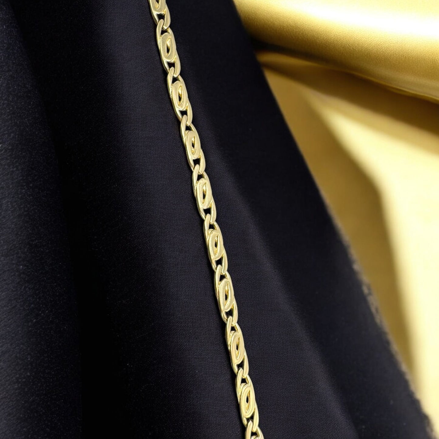 PULSO PARA CABALLERO EN ORO MEXICANO 14 K