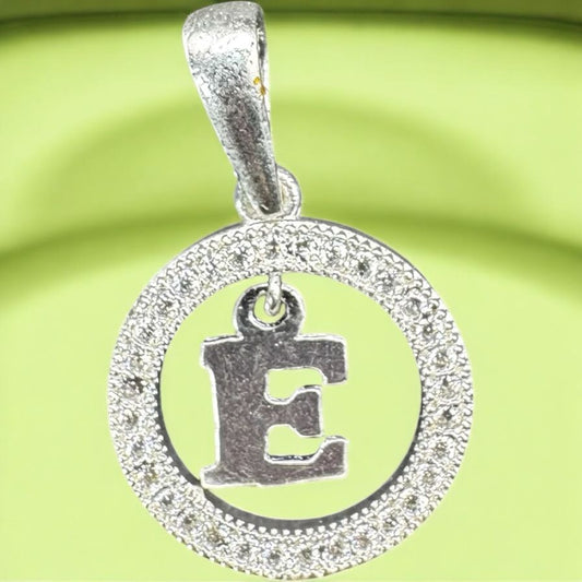 DIJES DE INICIALES EN PLATA MEXICANA .925