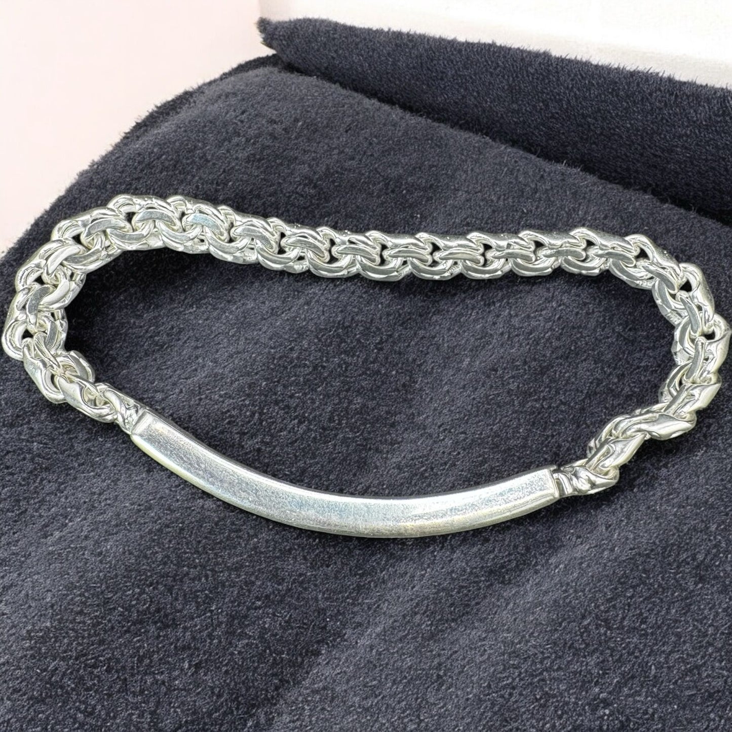 ESCLAVA CHINA EN PLATA MEXICANA .925