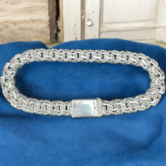 PULSO CHINO EN PLATA MEXICANA .925