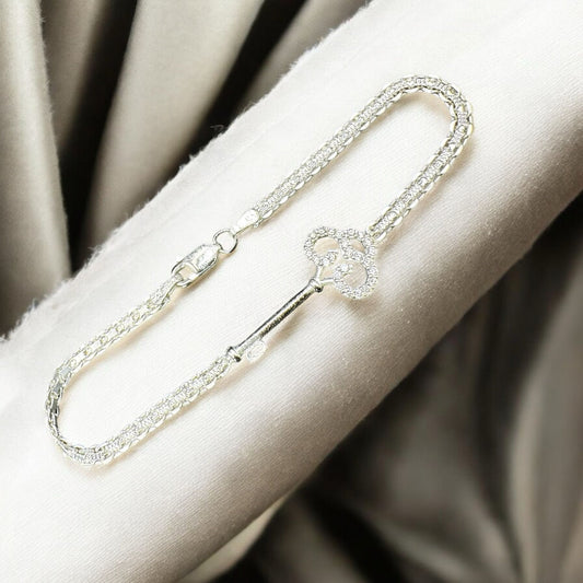 PULSO LLAVE EN PLATA MEXICANA .925