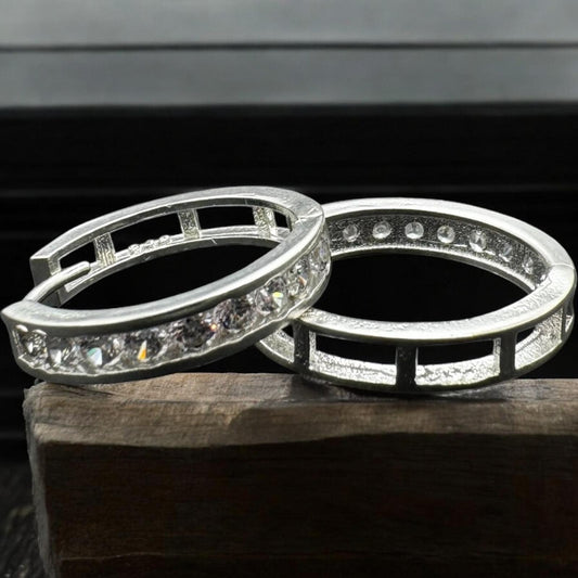 HUGGIE ARRACADA EN PLATA MEXICANA .925