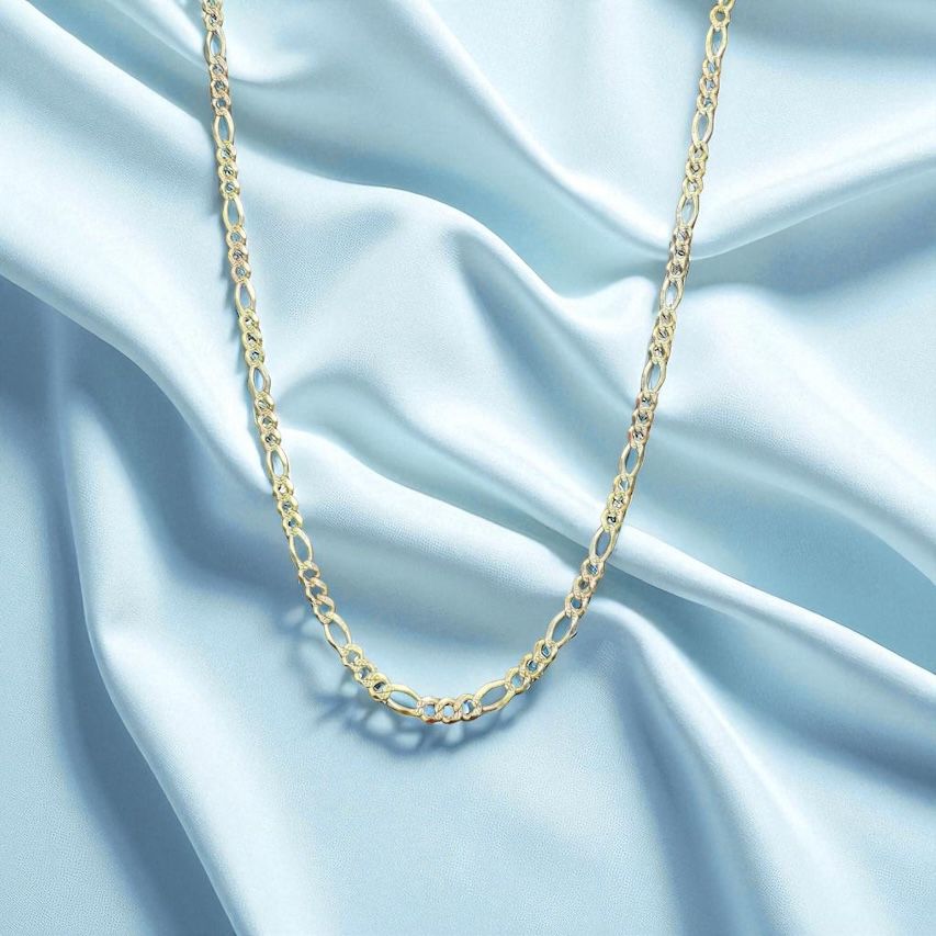 CADENA FIGARO ORO MEXICANO 14 K