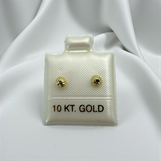 BROQUEL HONGO EN ORO MEXICANO 10 K
