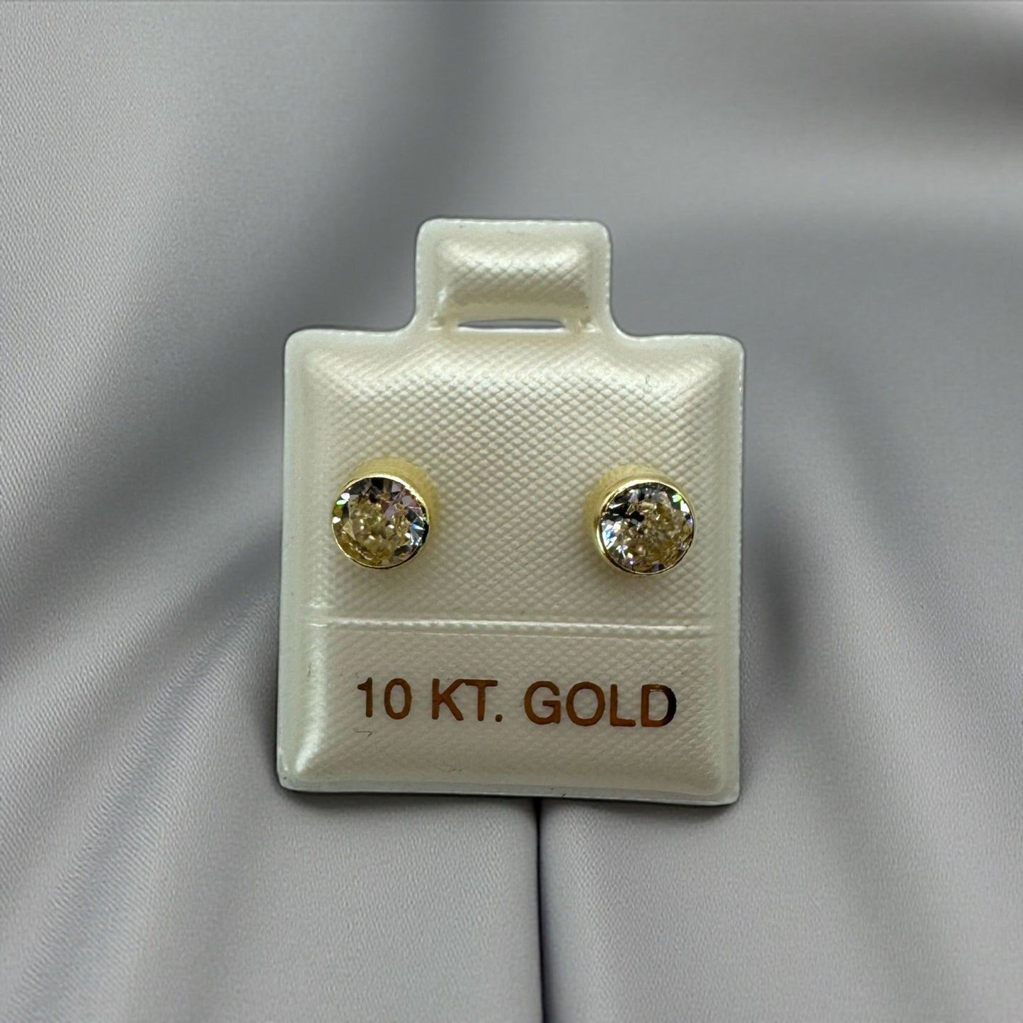BROQUEL TAMBOR EN ORO MEXICANO 10 K