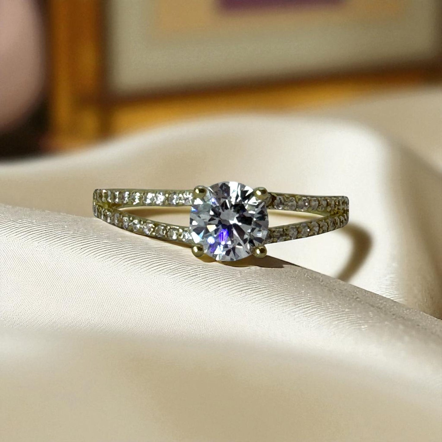 ANILLO DE COMPROMISO EN ORO MEXICANO 10 K