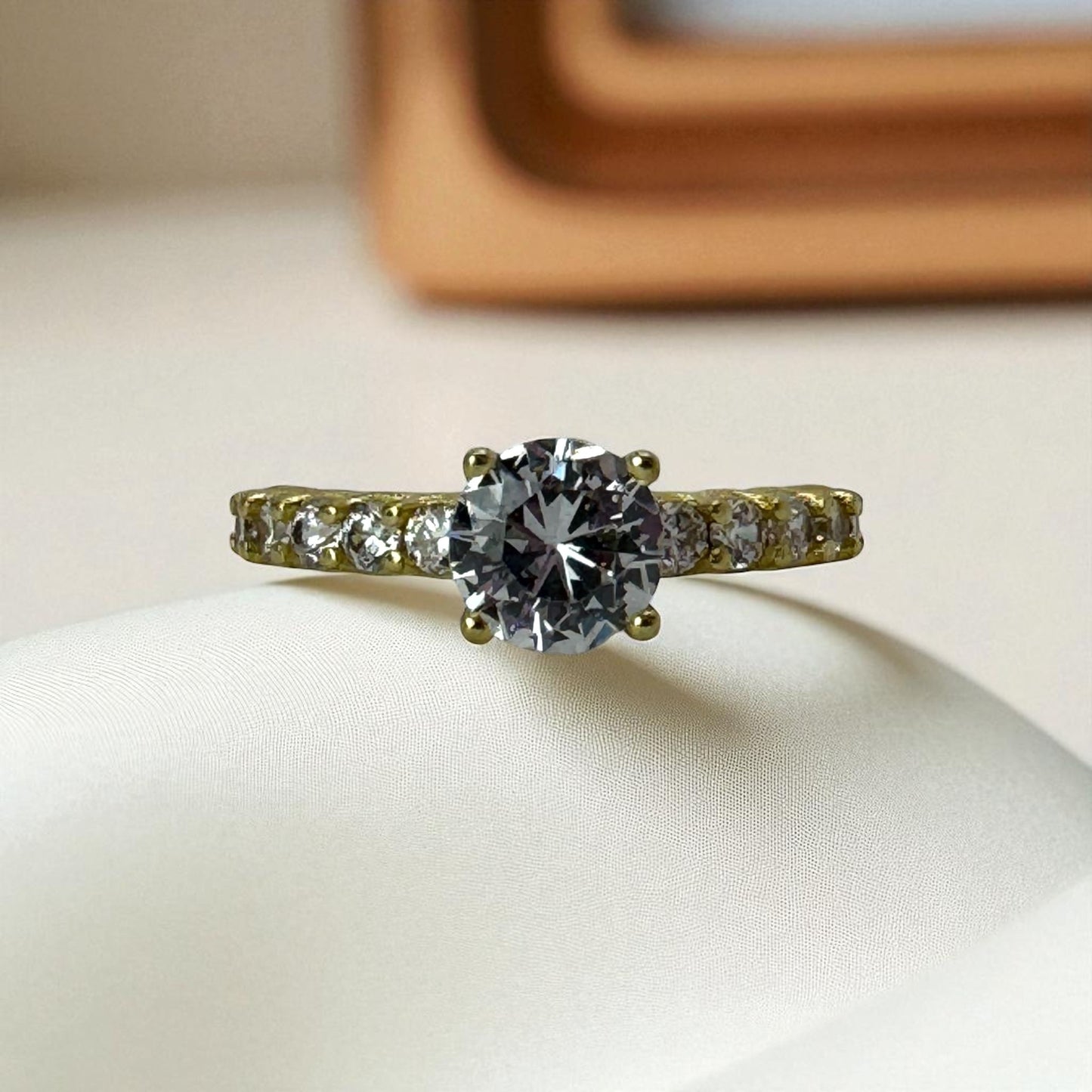 ANILLO DE COMPROMISO EN ORO MEXICANO 10 K