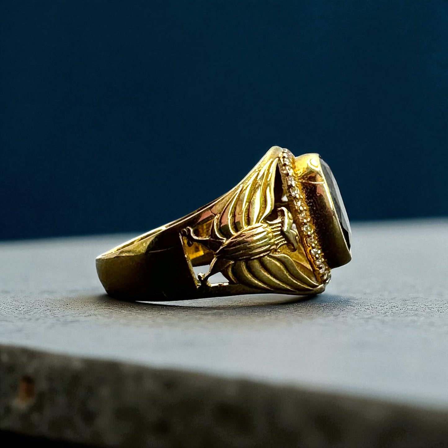 ANILLO PARA CABALLERO EN ORO MEXICANO 10 K