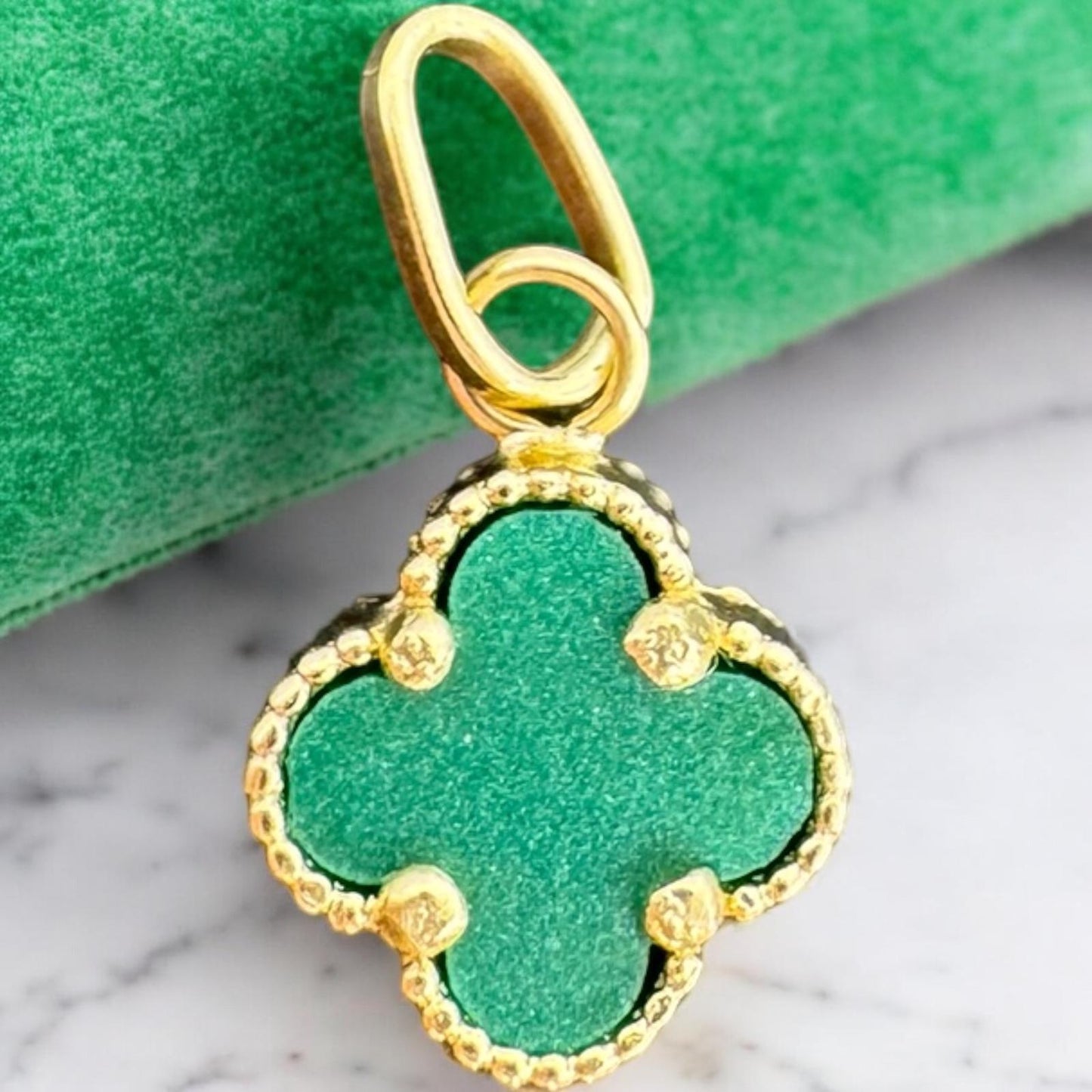 DIJE TREBOL EN ORO MEXICANO 10 K