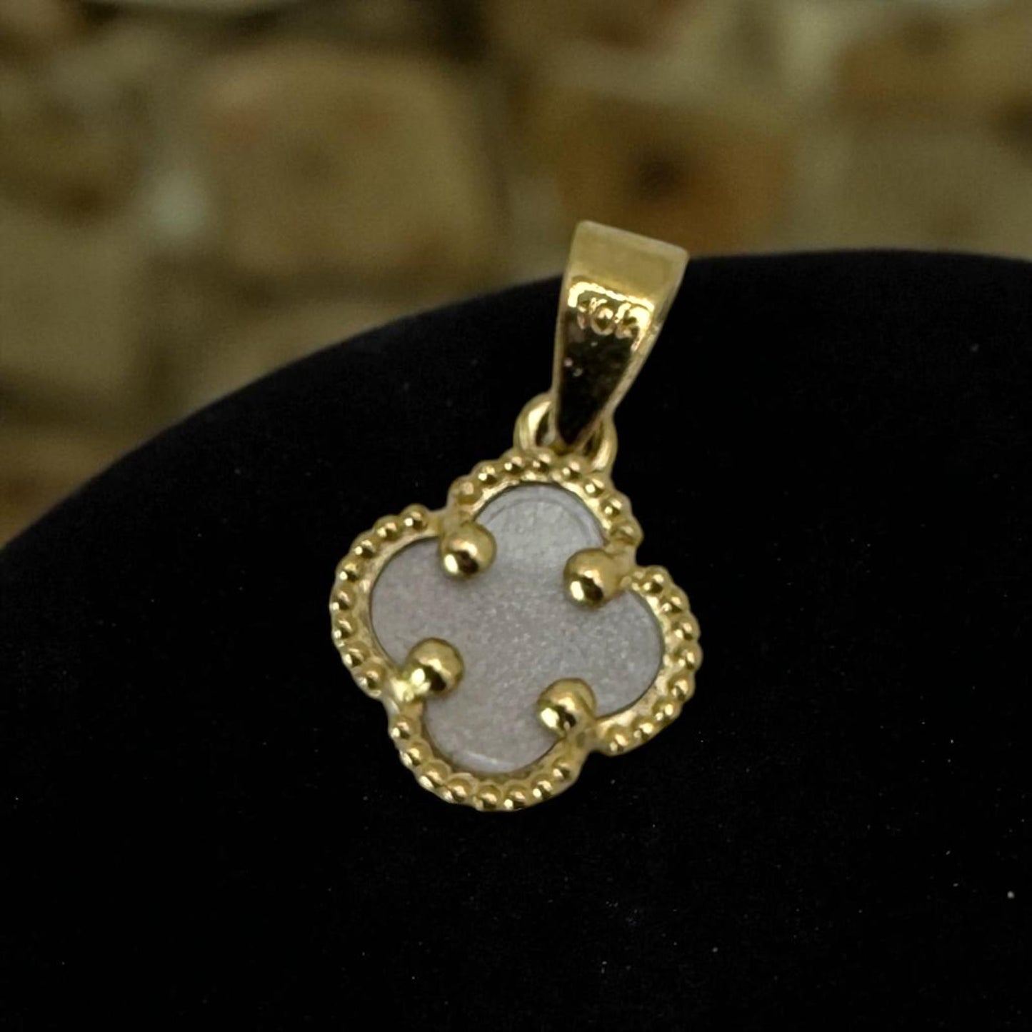 DIJE TREBOL EN ORO MEXICANO 10 K