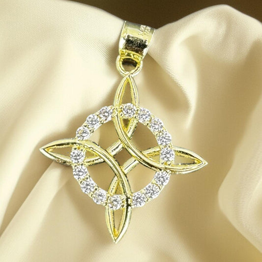 DIJE NUDO DE BRUJA EN ORO MEXICANO 10 K