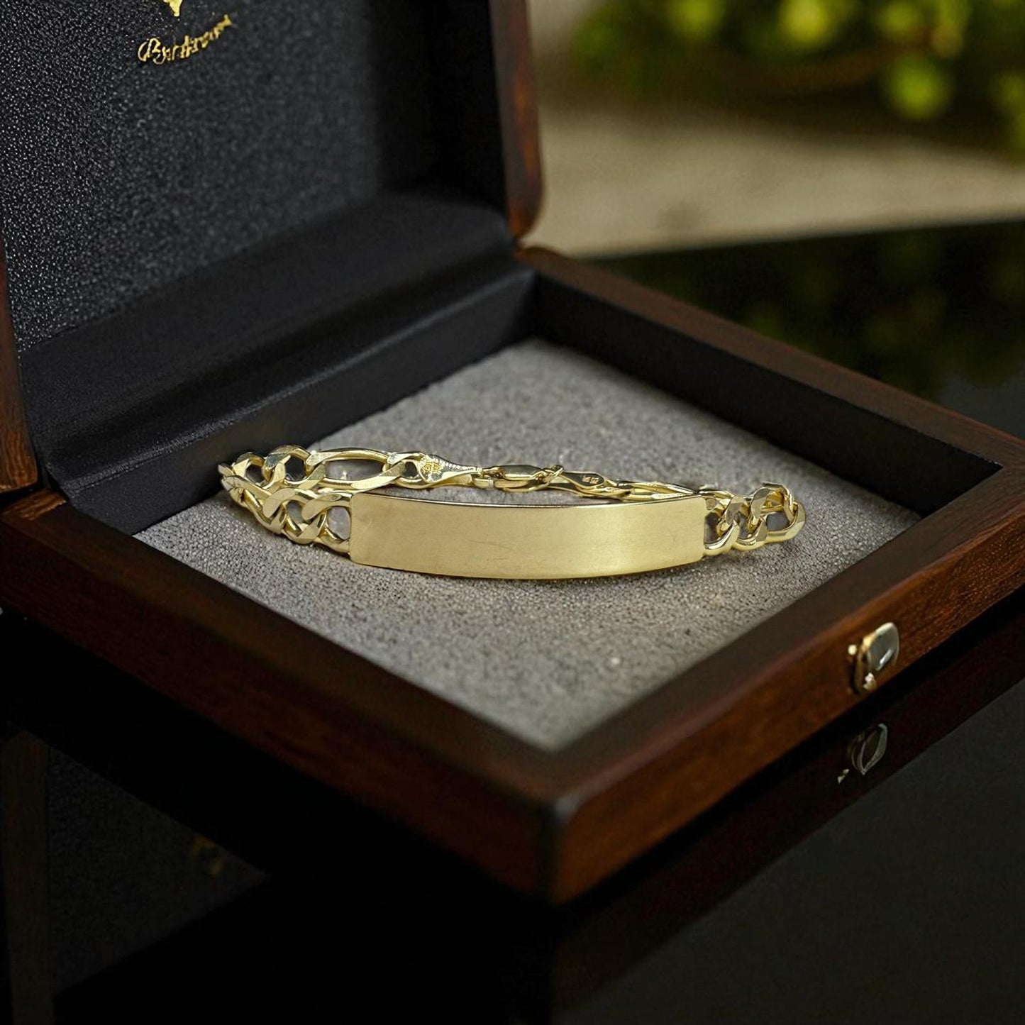 ESCLAVA UNISEX FIGARO EN ORO MEXICANO 10 K