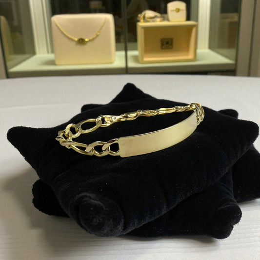 ESCLAVA UNISEX FIGARO EN ORO MEXICANO 10 K