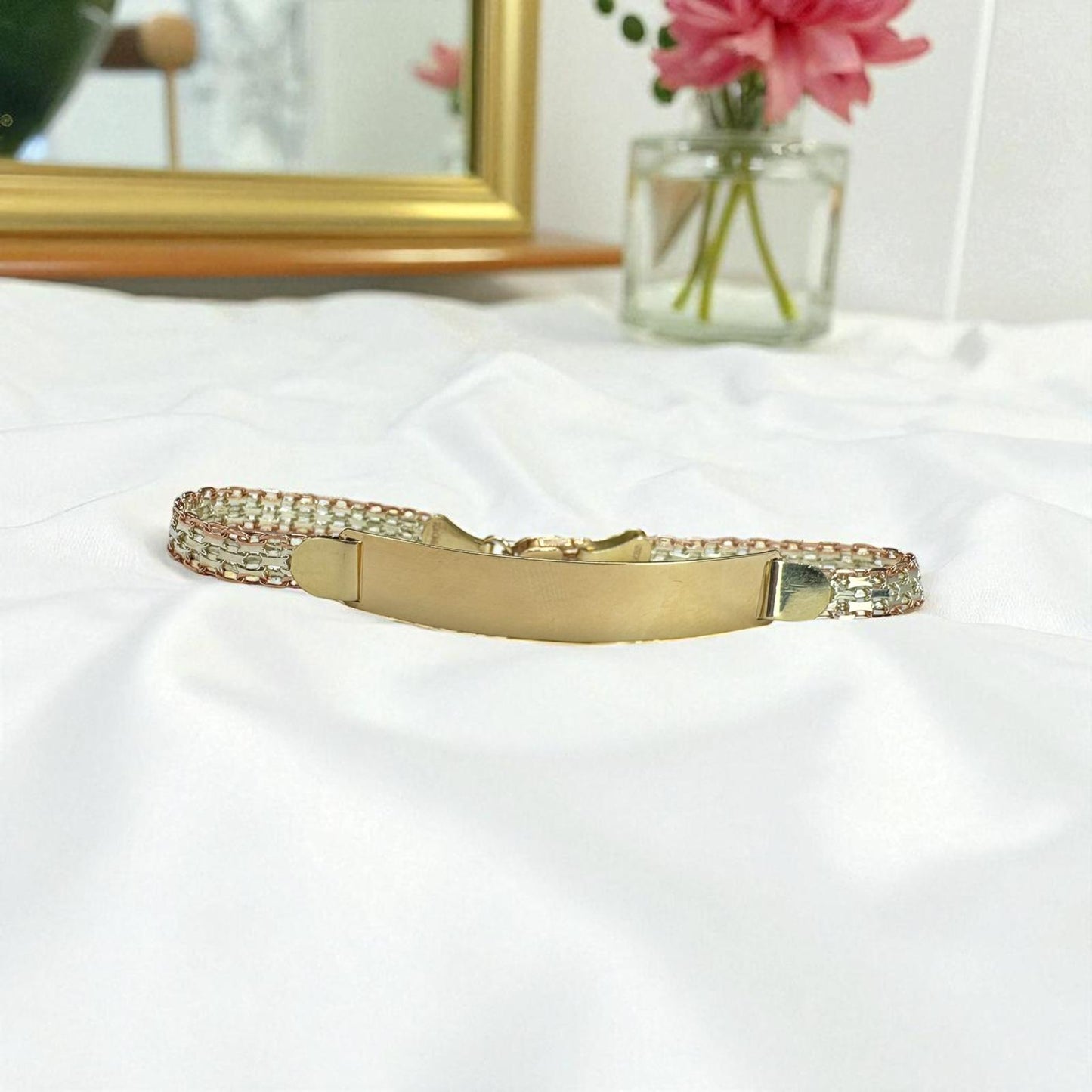 ESCLAVA PARA DAMA EN 3 OROS 10 K MEXICANO