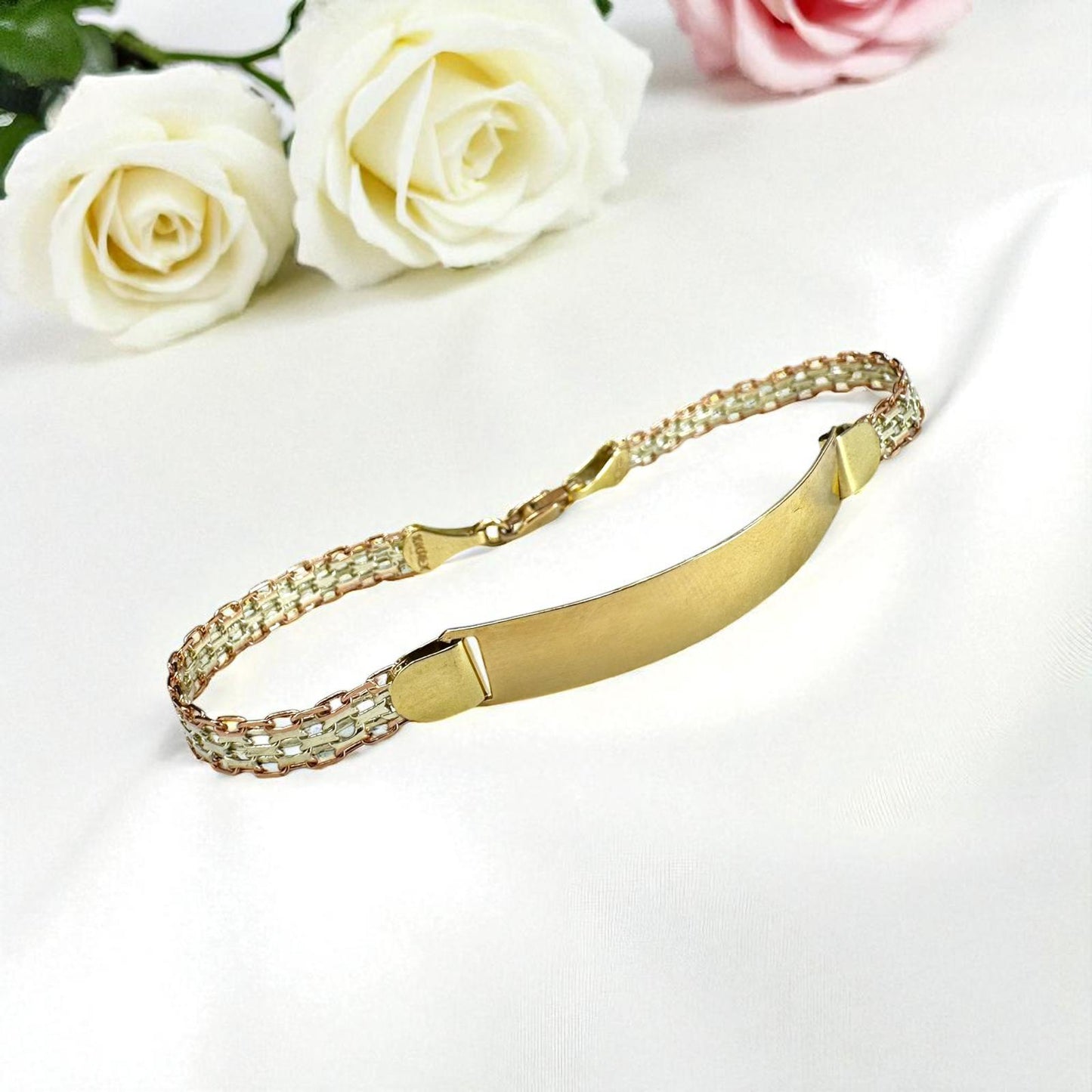 ESCLAVA PARA DAMA EN 3 OROS 10 K MEXICANO