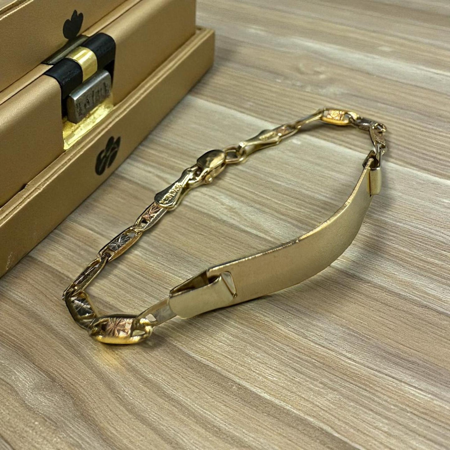 ESCLAVA PARA BEBE EN ORO MEXICANO 10 K