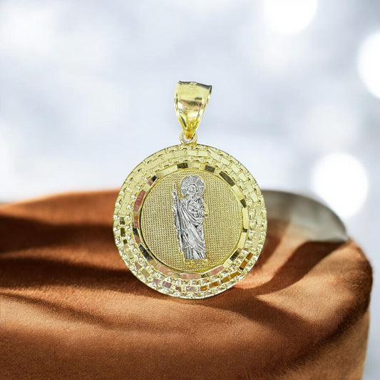MEDALLA DE SAN JUDAS EN ORO 10 K