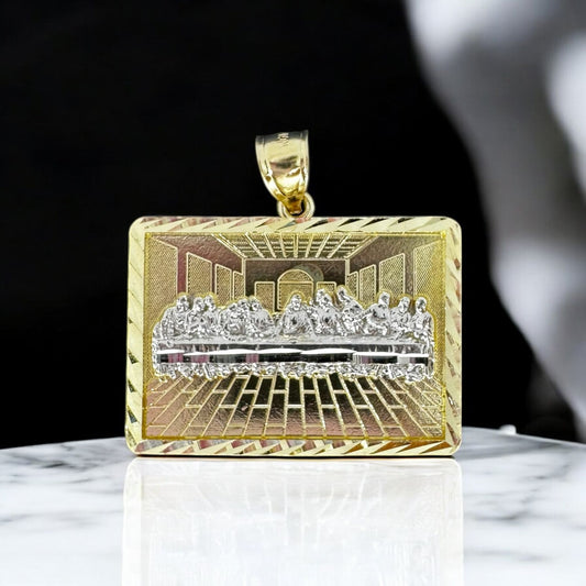 DIJE SANTA CENA EN ORO 10 K