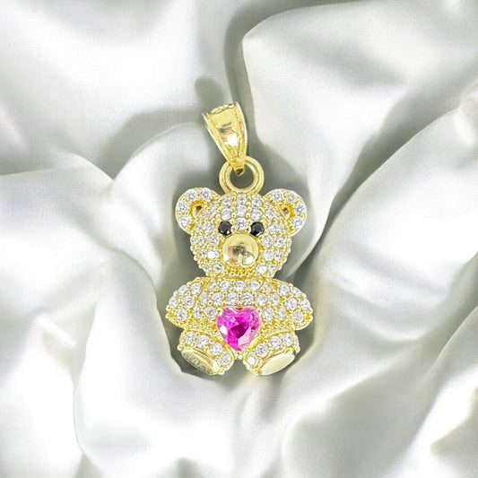 DIJE OSITO COLOR ROSA