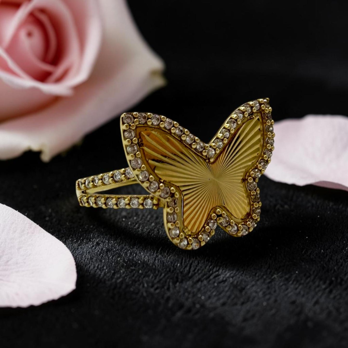 ANILLO MARIPOSA EN ORO MEXICANO 10 K