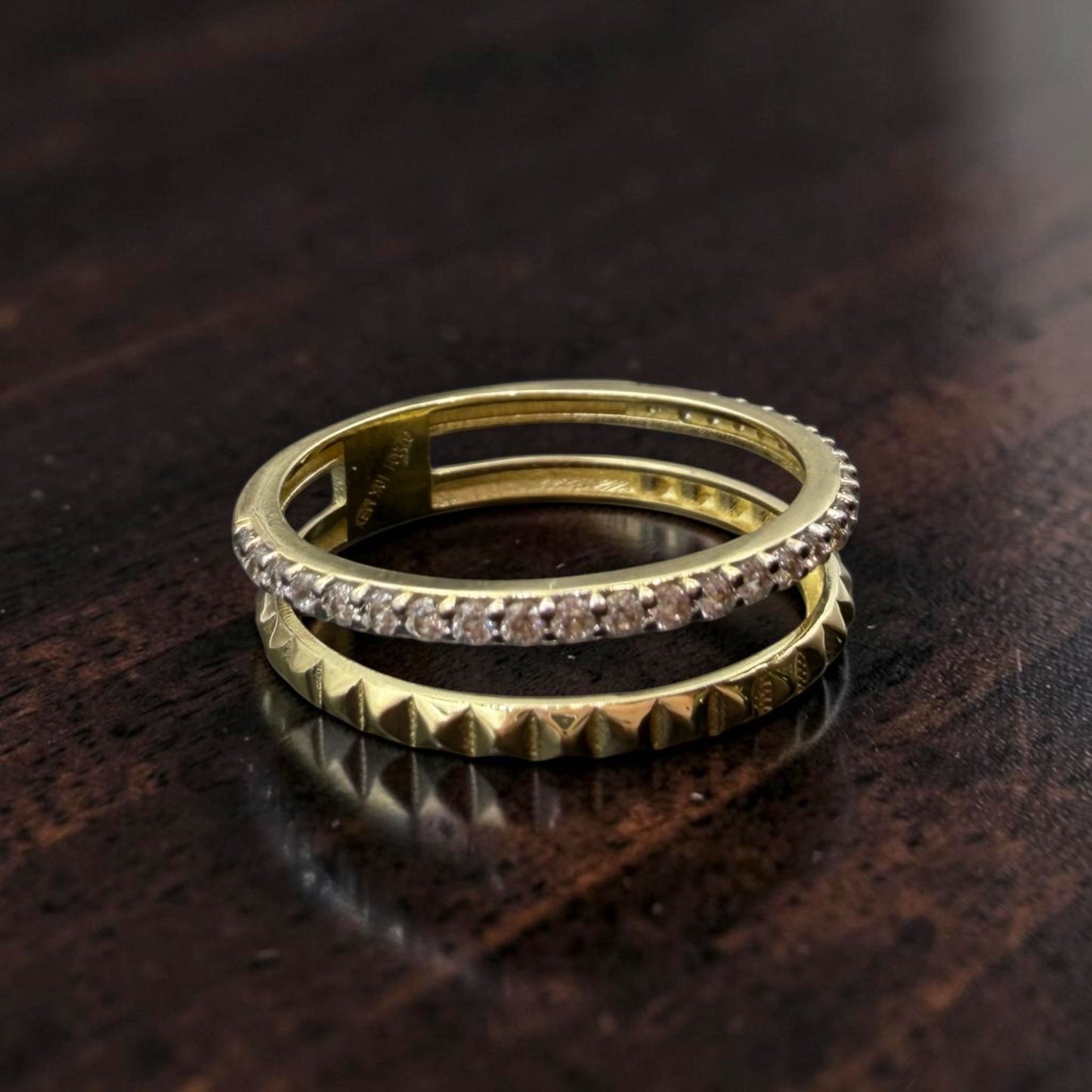 ANILLO EN ORO MEXICANO 10 K