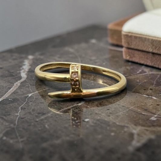 ANILLO EN ORO MEXICANO 10 K