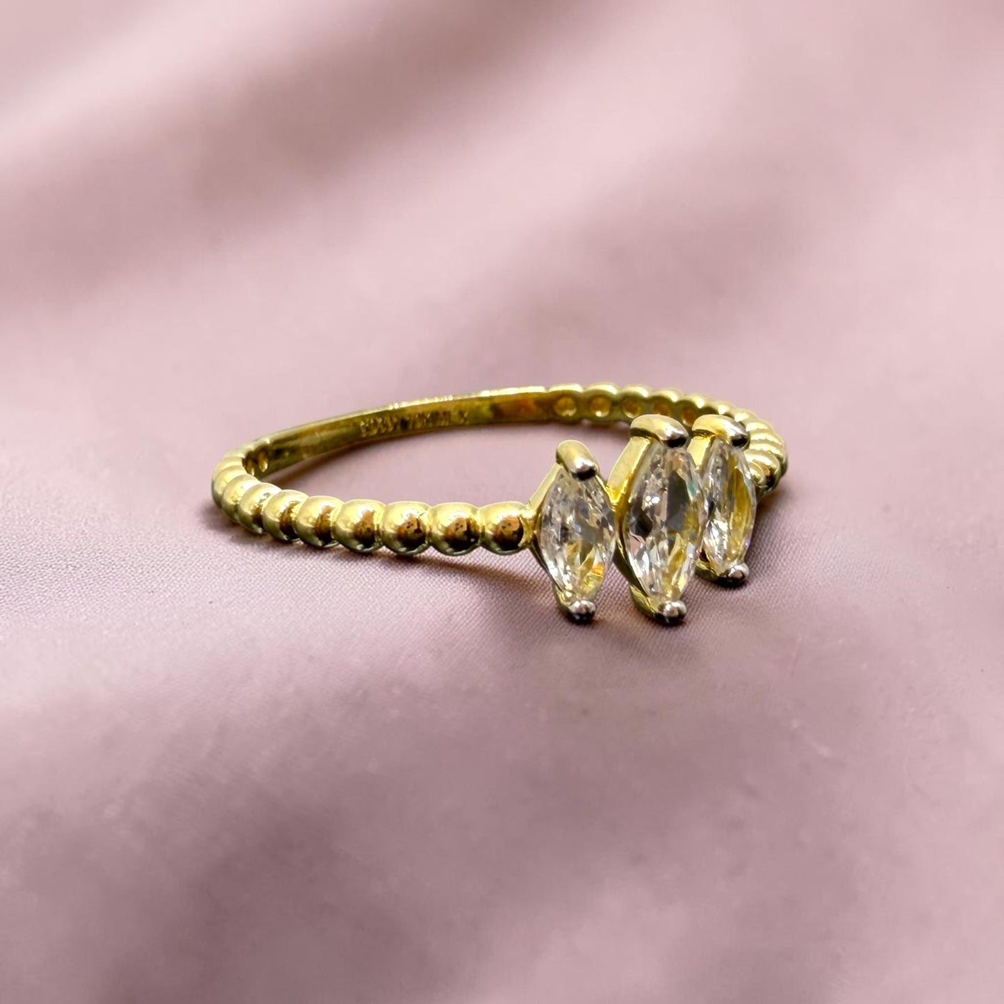 ANILLO EN ORO MEXICANO 10 K