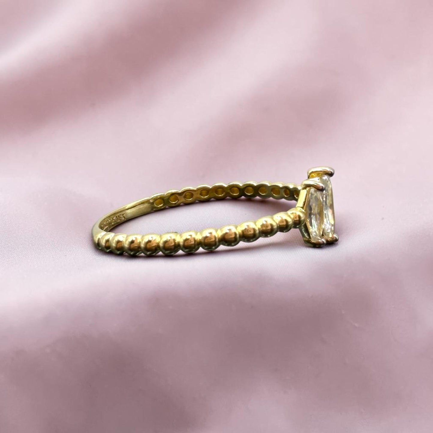 ANILLO EN ORO MEXICANO 10 K