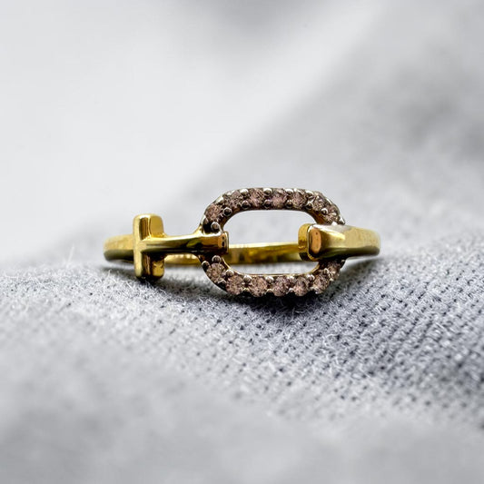 ANILLO EN ORO MEXICANO 10 K