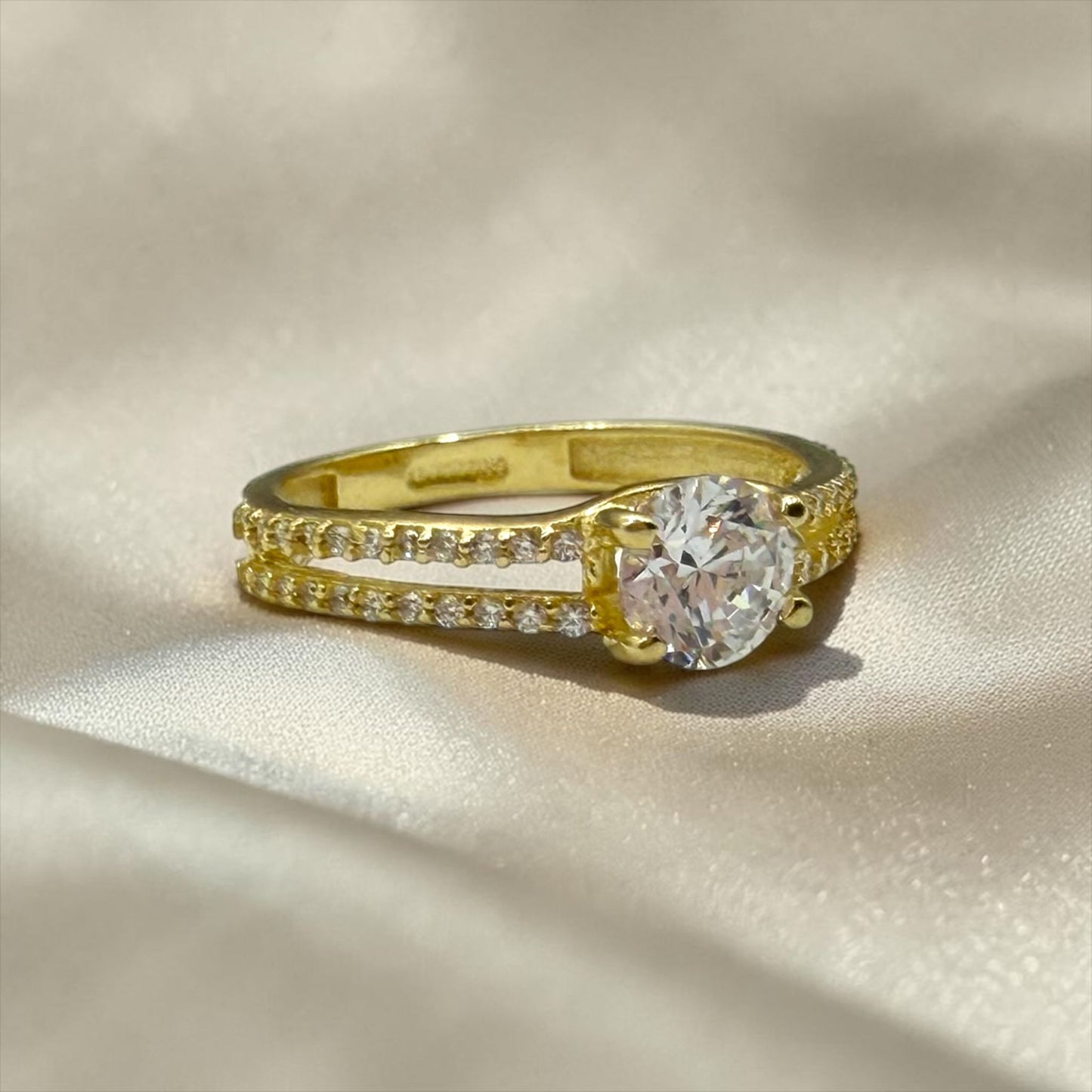 ANILLO DE COMPROMISO EN ORO MEXICANO 10 K