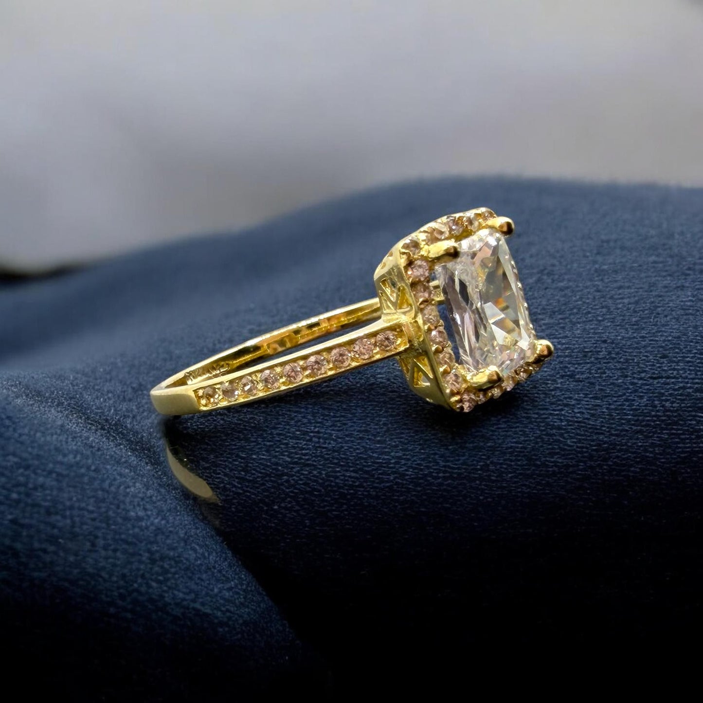ANILLO COMPROMISO EN ORO MEXICANO 10 K
