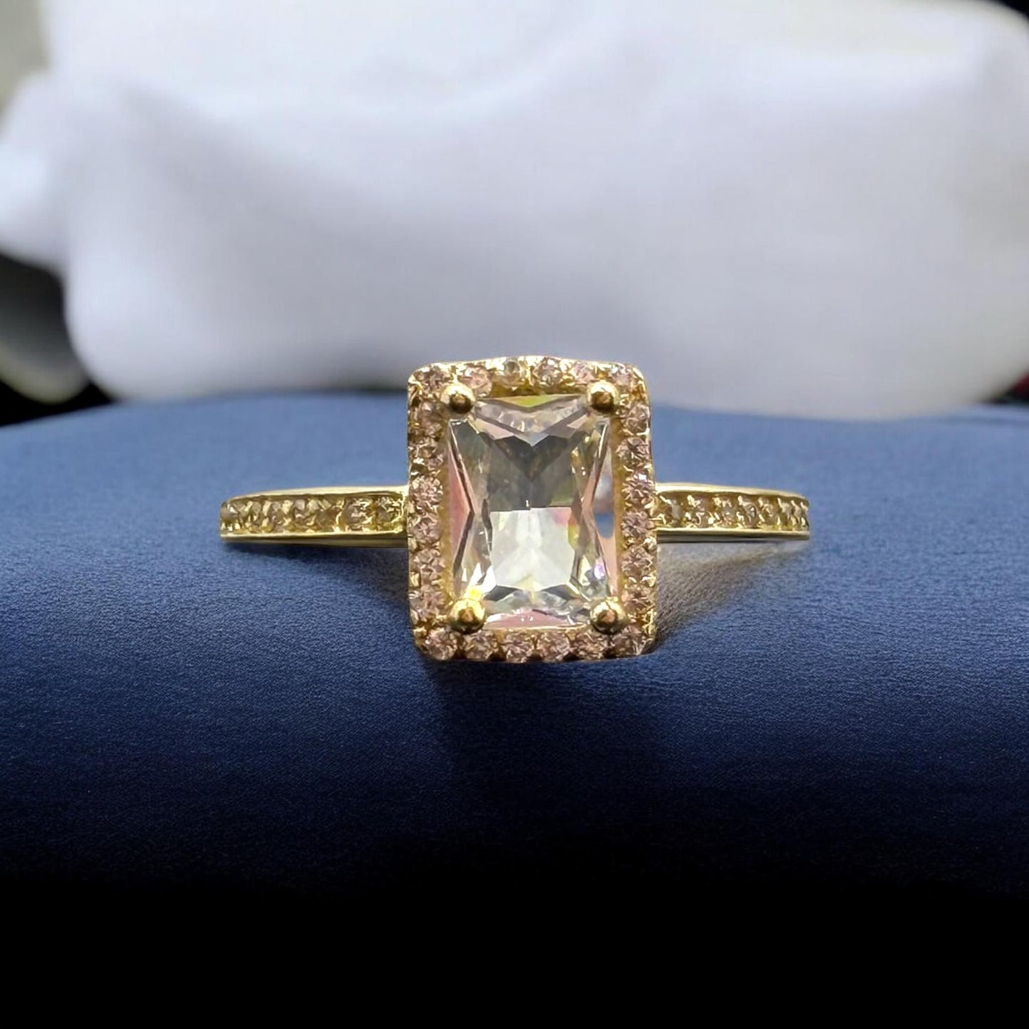 ANILLO COMPROMISO EN ORO MEXICANO 10 K