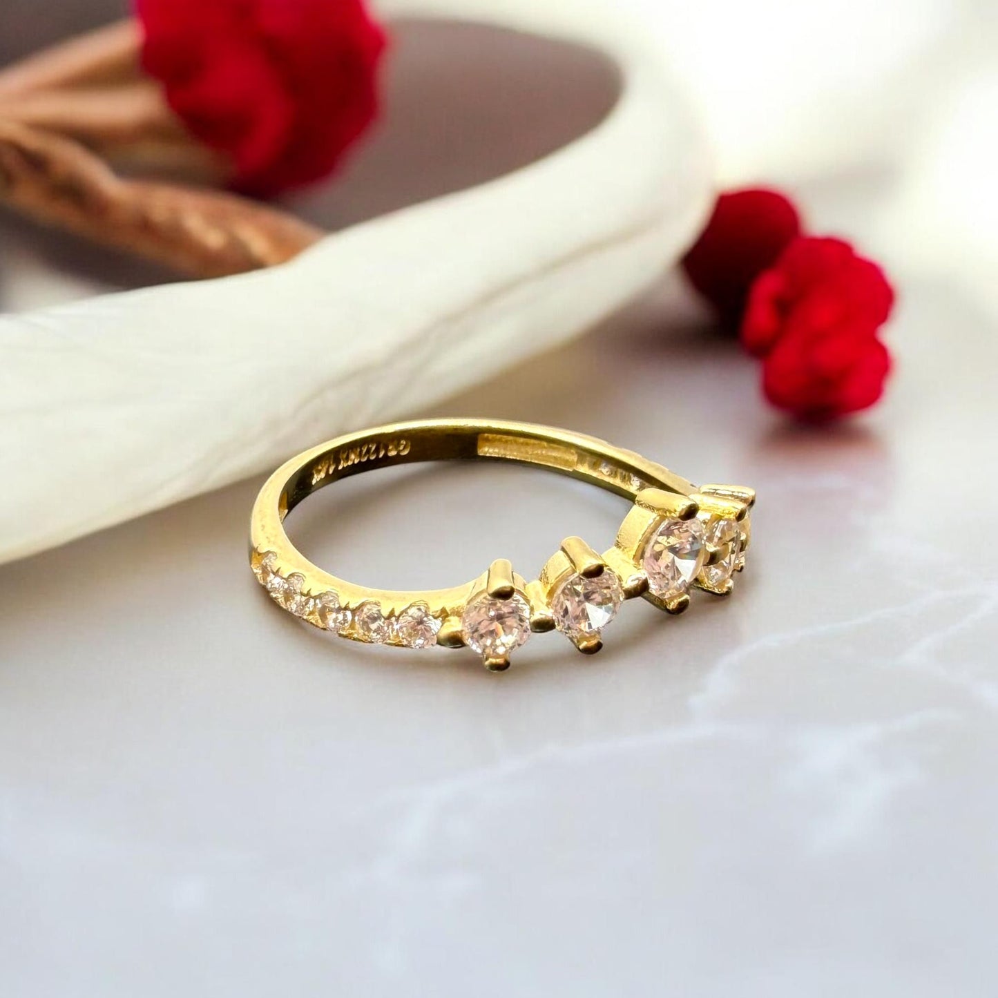 ANILLO EN ORO MEXICANO 14 K