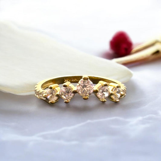 ANILLO EN ORO MEXICANO 14 K
