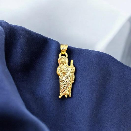 DIJE MINI DE SAN JUDAS EN ORO MEXICANO 10 K