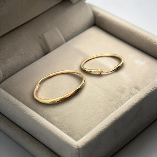ARRACADAS CON DISEÑO EN ORO MEXICANO 10 K