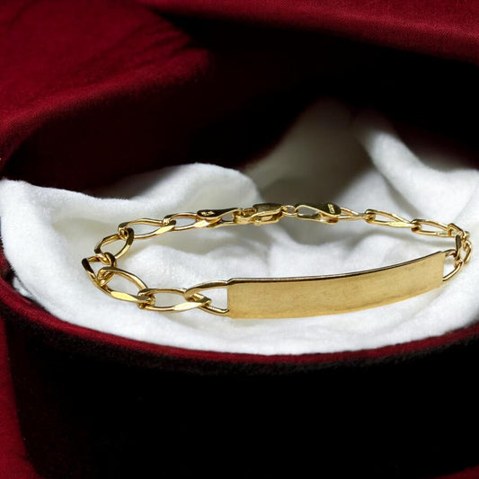 MELON SEED BRACELET IN 10K MEXICAN GOLD