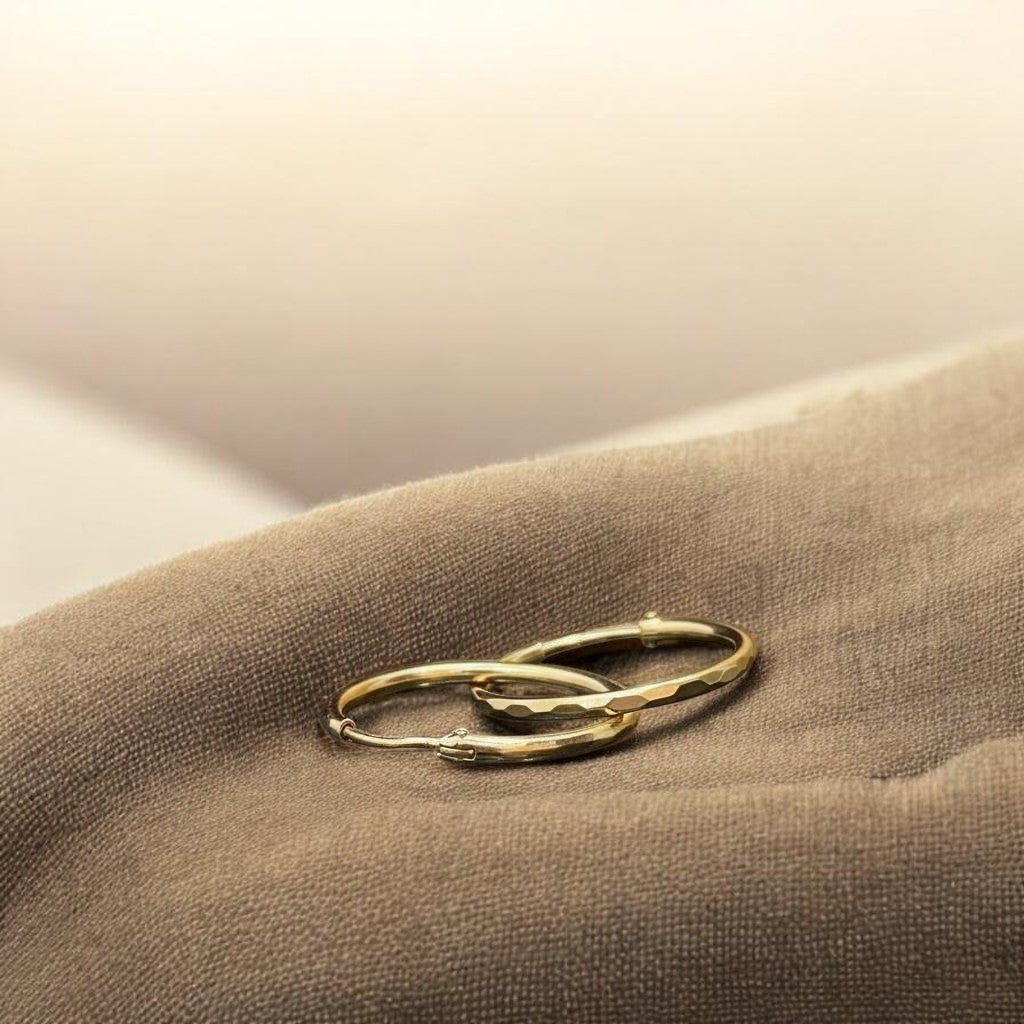 ARRACADAS EN ORO MEXICANO 14 K
