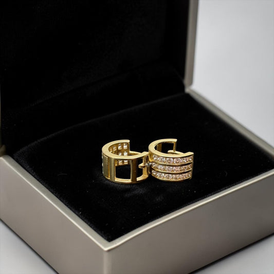 HUGGIE EN ORO MEXICANO 14 K