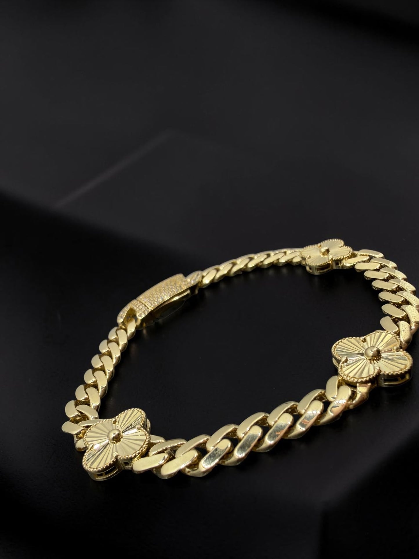 PULSO CLOVER ORO 14 K