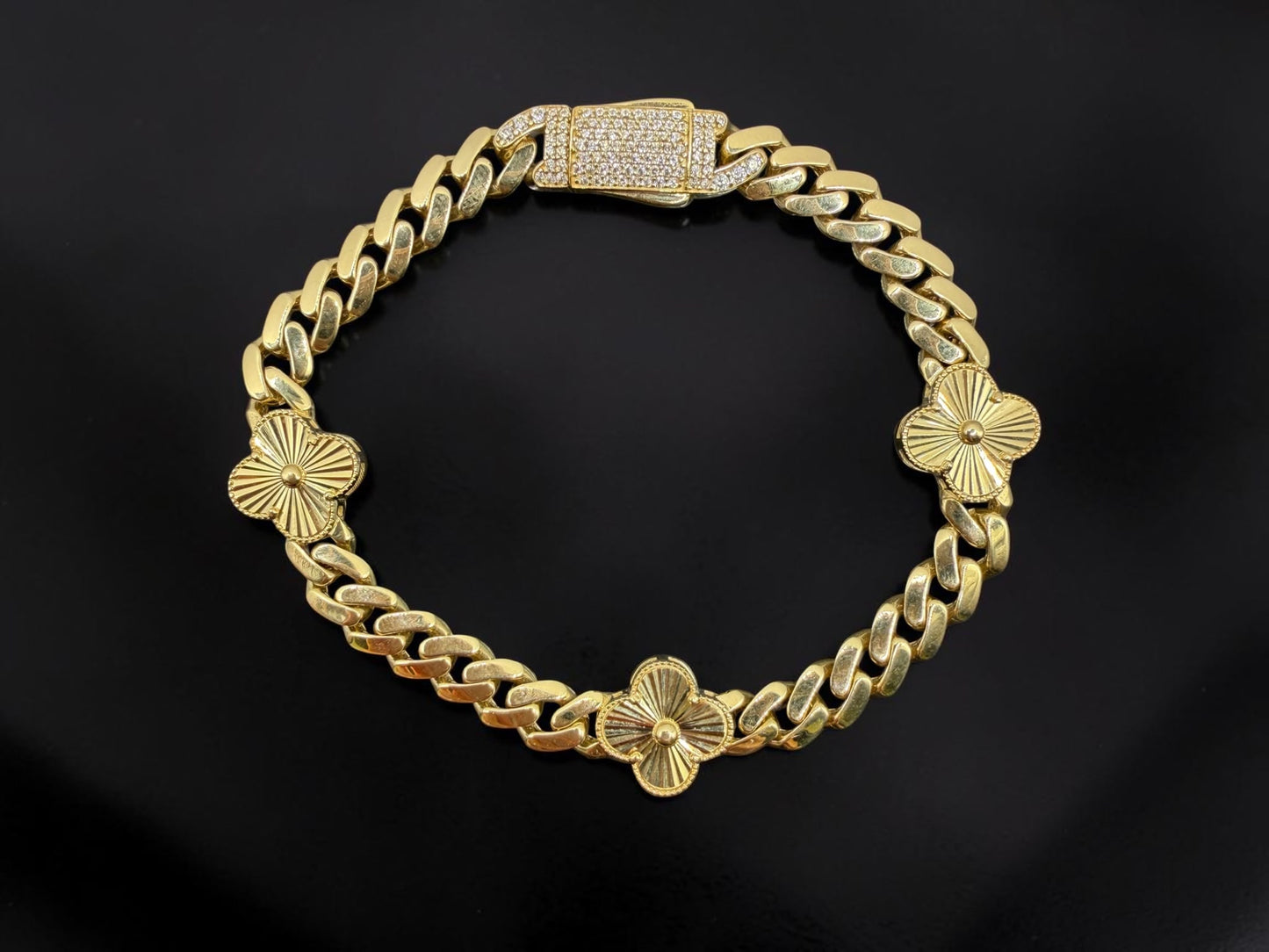 PULSO CLOVER ORO 14 K