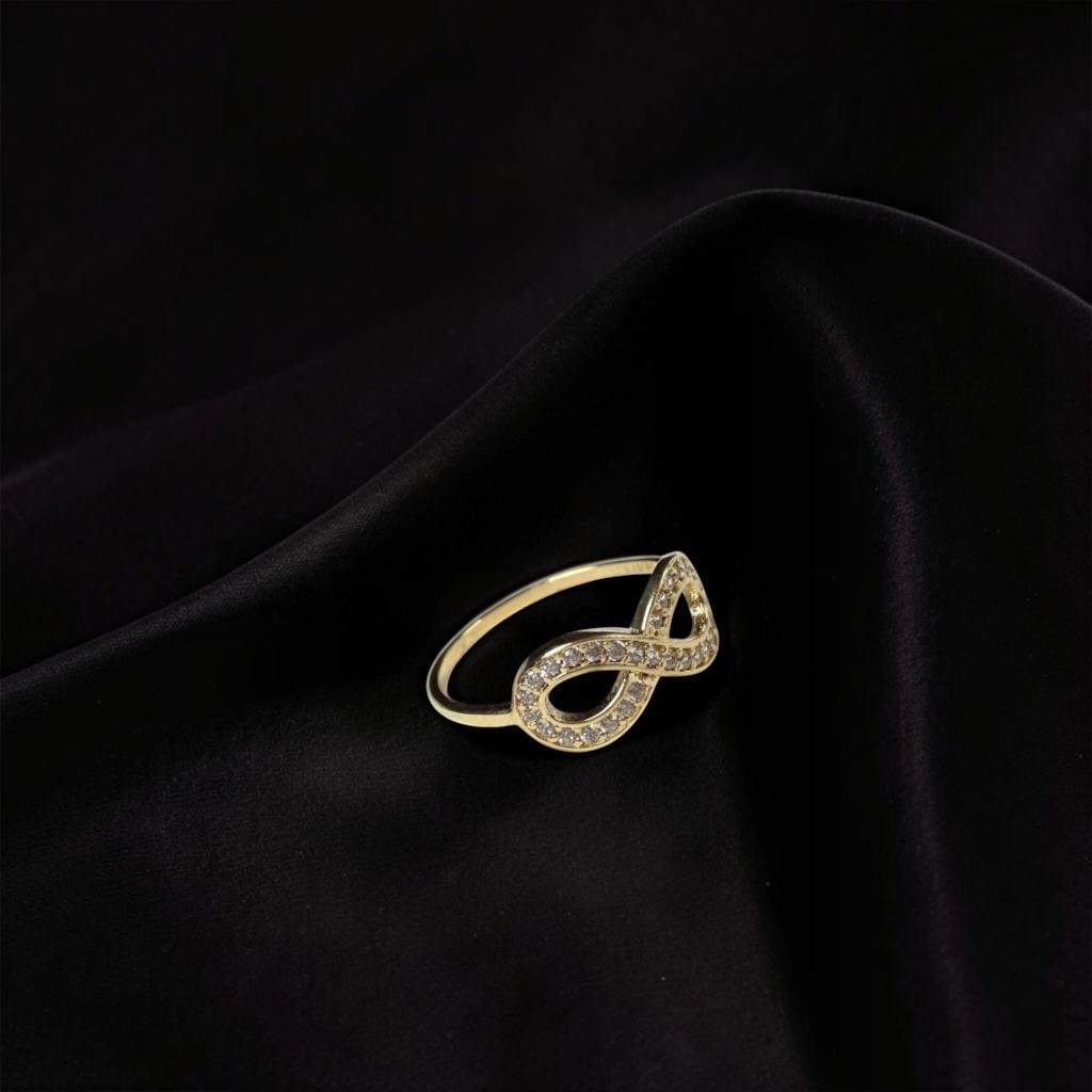ANILLO INFINITO EN ORO 14 K