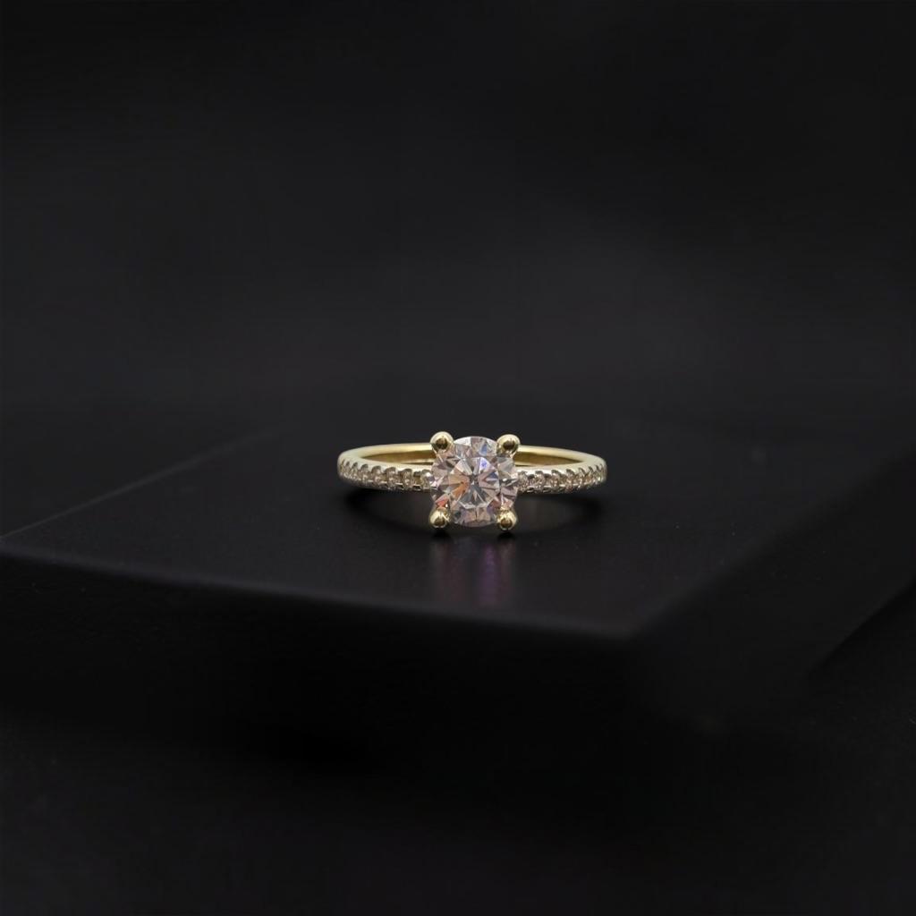 ANILLO DE COMPROMISO EN ORO 14 K
