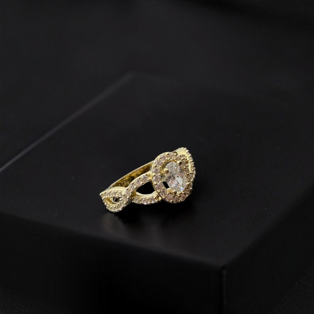 ANILLO INFINITO EN ORO 14 K