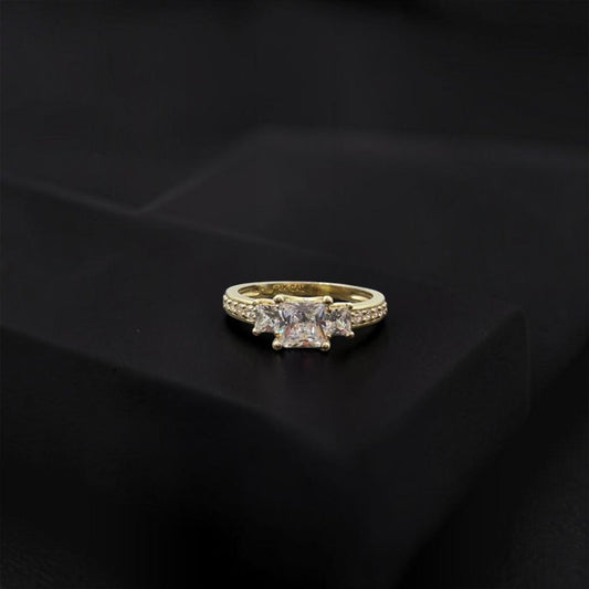 ANILLO DE COMRPOMISO EN ORO 14 K