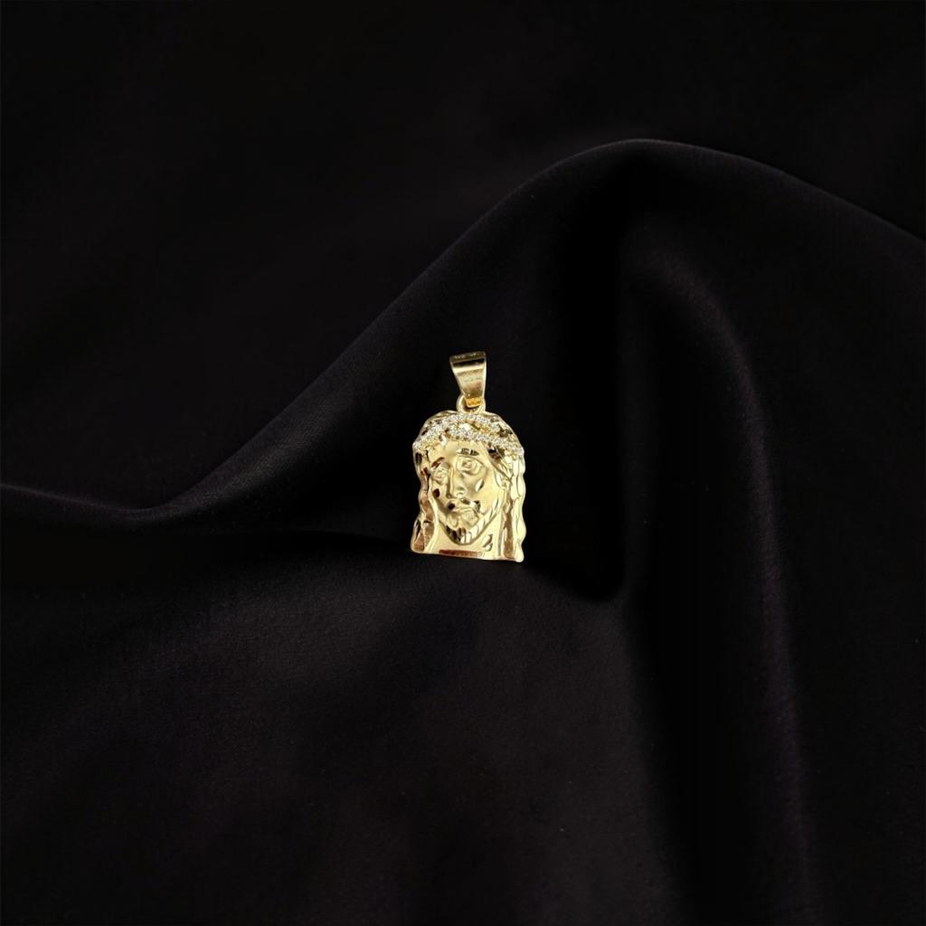 DIJE CRISTO EN ORO 14 K