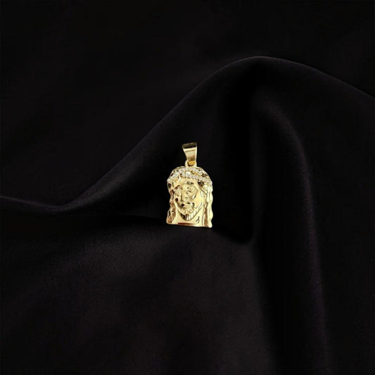 DIJE CRISTO EN ORO 14 K